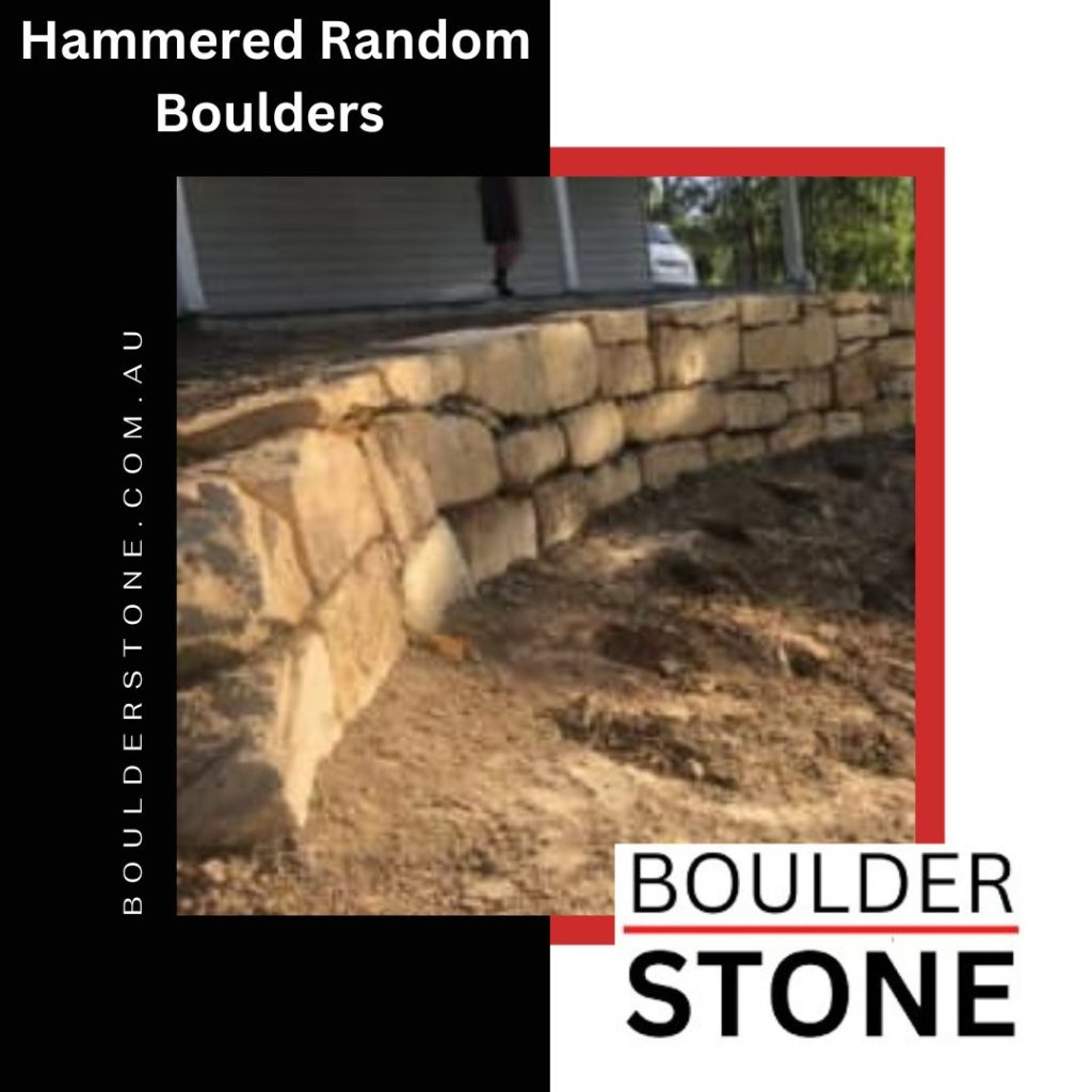 hammered random boulders